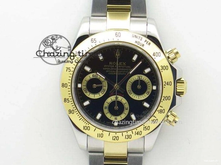 VRF Dial A2836 116621 Bracelet on RG Best Edition Yacht-Master SS 1:1 SS Black 0811